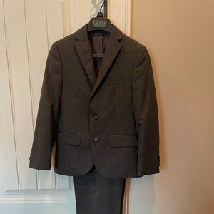 Ralph Lauren Boys 10R Suit Dark Grey